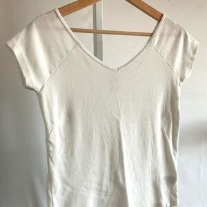 AMERICAN EAGLE WOMEN'S WHITE SHIRT~SIZE LARGE!